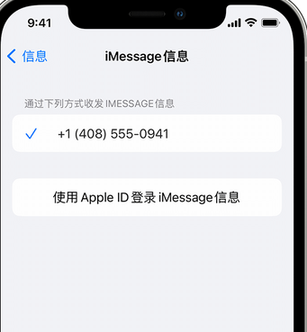 个旧apple维修iPhone上无法正常发送iMessage信息 